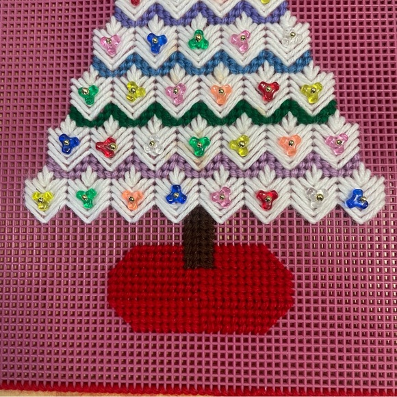 Vintage Knitted Wall Tree - Picture 6 of 7